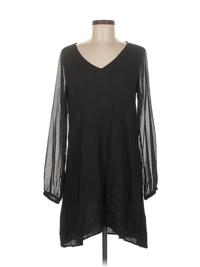 Pre-owned Express Casual Dress In Black