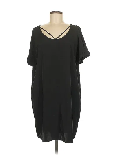 Pre-owned Express Casual Dress In Black