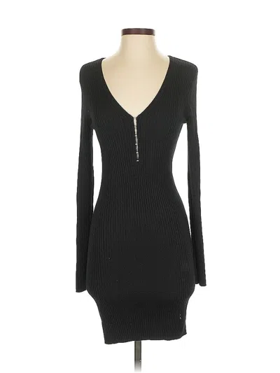 Pre-owned Express Casual Dress In Black