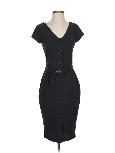 Pre-owned Express Casual Dress In Black