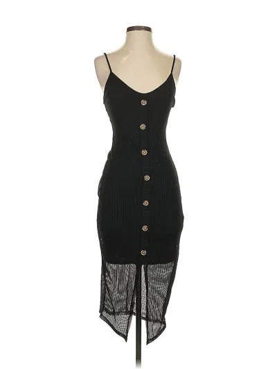 Pre-owned Express Casual Dress In Black