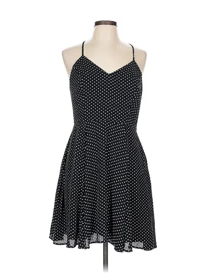 Pre-owned Express Casual Dress In Black
