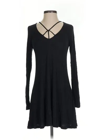 Pre-owned Express Casual Dress In Black