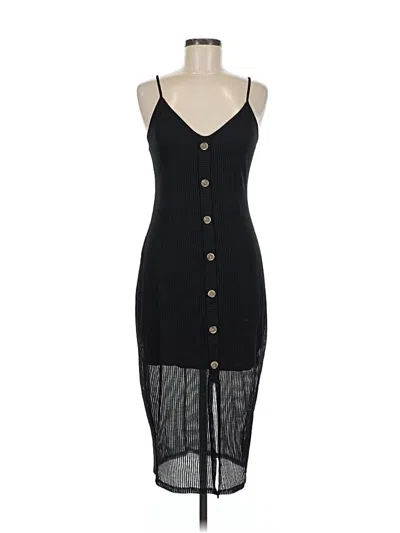 Pre-owned Express Casual Dress In Black