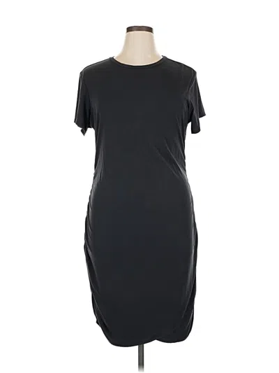 Pre-owned Express Casual Dress In Black