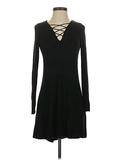 Pre-owned Express Casual Dress In Black