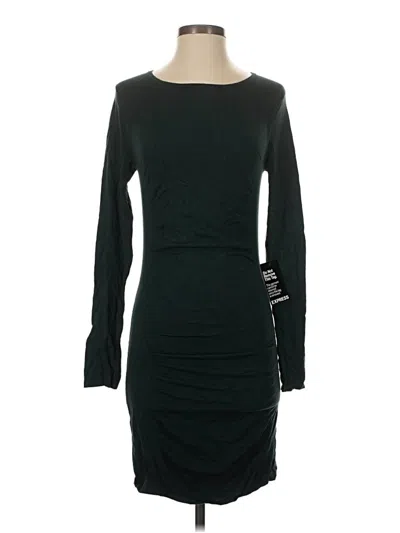 Pre-owned Express Casual Dress In Black