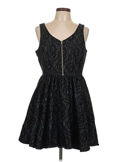 Pre-owned Express Casual Dress In Black