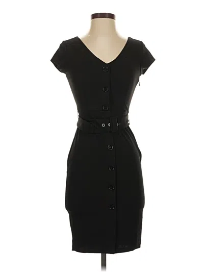 Pre-owned Express Casual Dress In Black