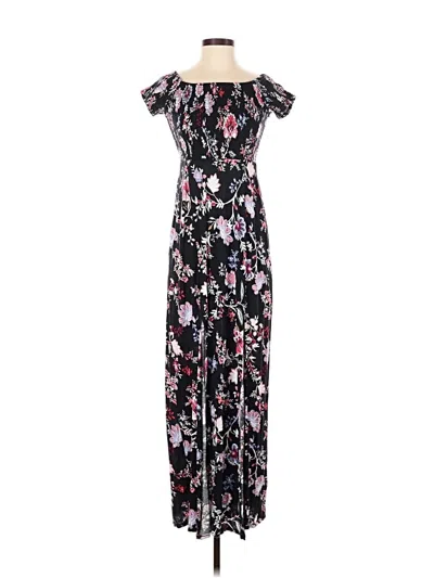 Pre-owned Express Casual Dress In Black