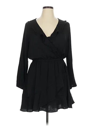 Pre-owned Express Casual Dress In Black