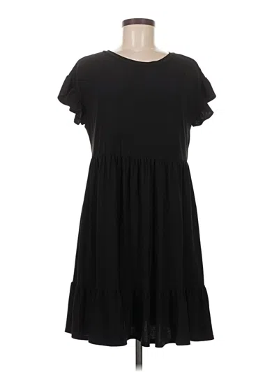 Pre-owned Express Casual Dress In Black