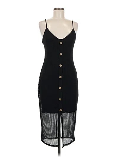 Pre-owned Express Casual Dress In Black
