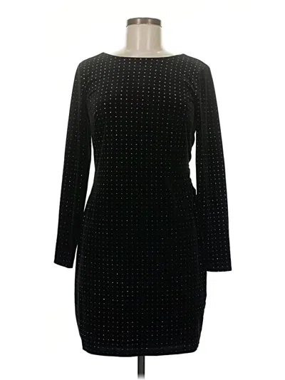 Pre-owned Express Casual Dress In Black
