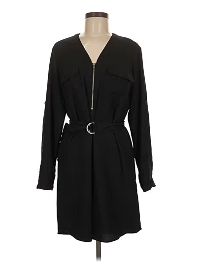 Pre-owned Express Casual Dress In Black