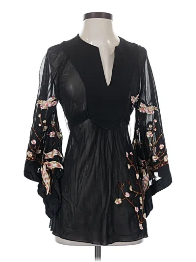 Pre-owned Express Casual Dress In Black