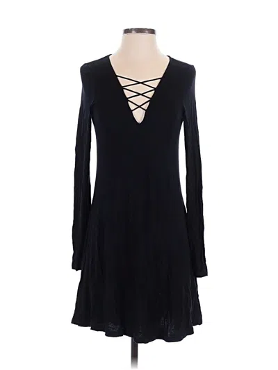Pre-owned Express Casual Dress In Black