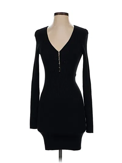 Pre-owned Express Casual Dress In Black