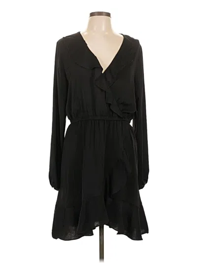 Pre-owned Express Casual Dress In Black