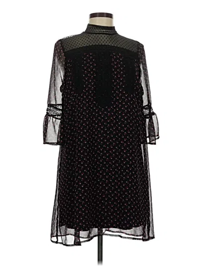 Pre-owned Express Casual Dress In Black