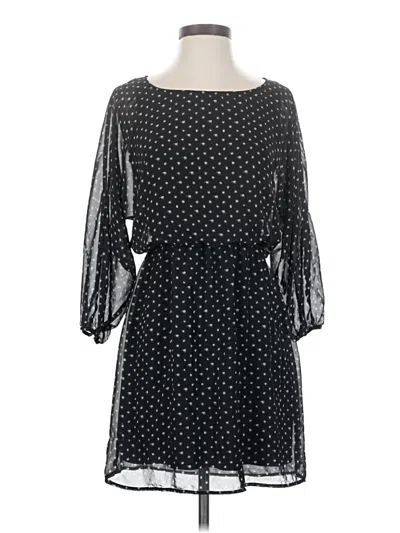 Pre-owned Express Casual Dress In Black