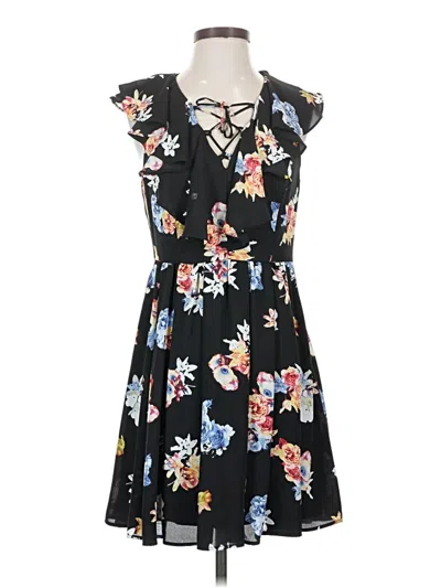 Pre-owned Express Casual Dress In Black