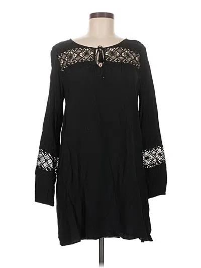 Pre-owned Express Casual Dress In Black