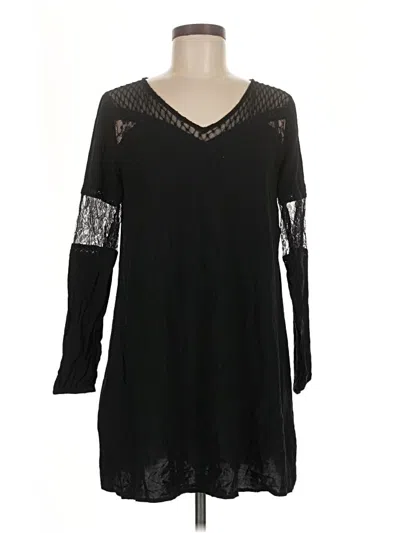 Pre-owned Express Casual Dress In Black