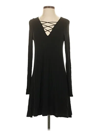 Pre-owned Express Casual Dress In Black