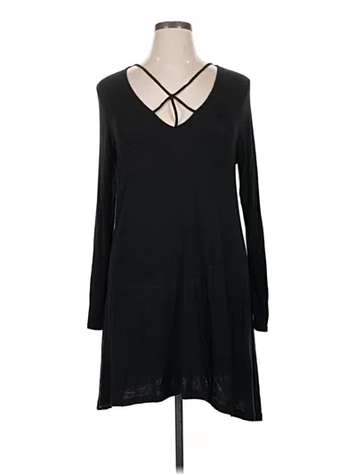 Pre-owned Express Casual Dress In Black