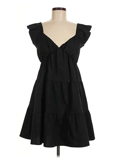 Pre-owned Express Casual Dress In Black