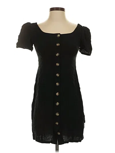 Pre-owned Express Casual Dress In Black