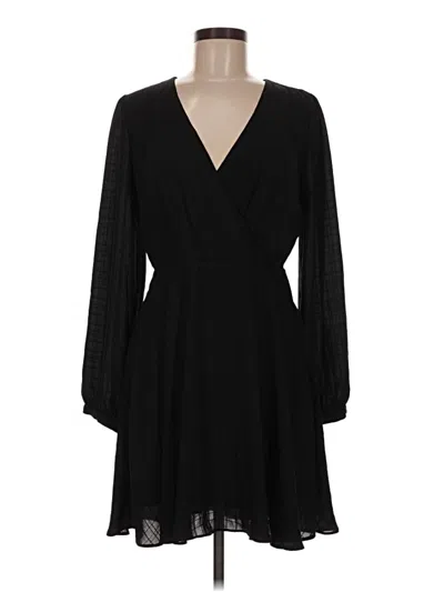 Pre-owned Express Casual Dress In Black