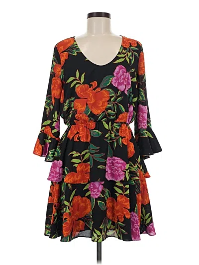 Pre-owned Express Casual Dress In Black