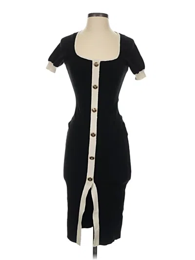 Pre-owned Express Casual Dress In Black