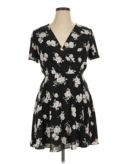 Pre-owned Express Casual Dress In Black