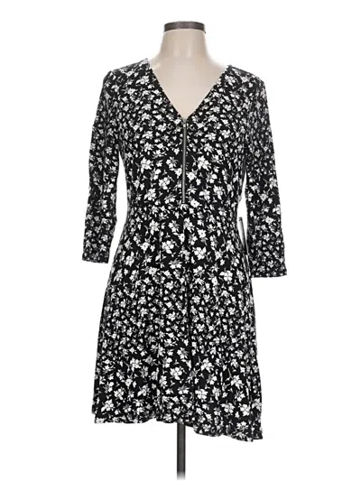 Pre-owned Express Casual Dress In Black