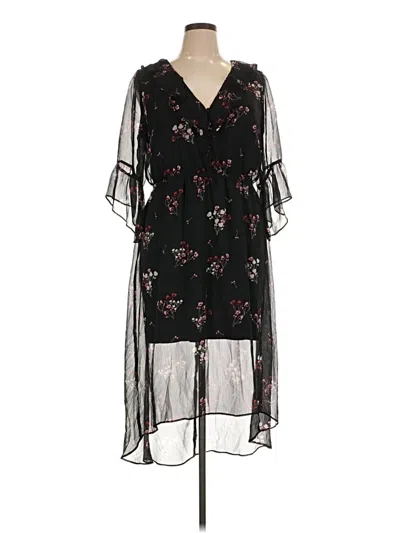 Pre-owned Express Casual Dress In Black