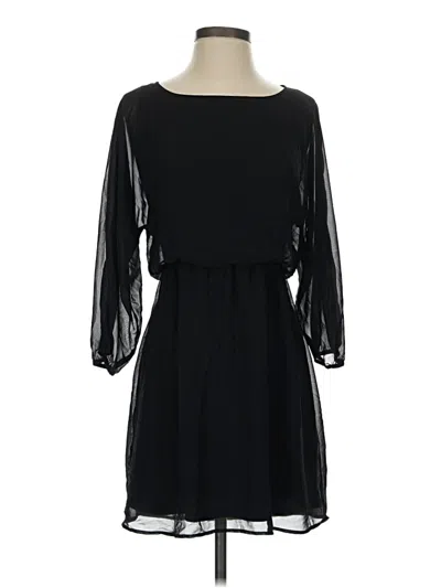 Pre-owned Express Casual Dress In Black