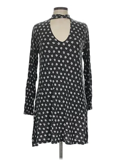 Pre-owned Express Casual Dress In Black
