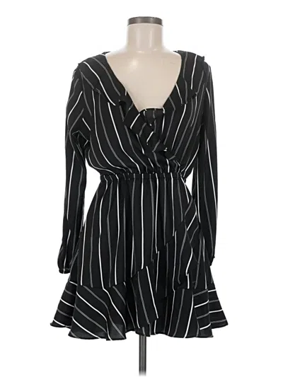 Pre-owned Express Casual Dress In Black