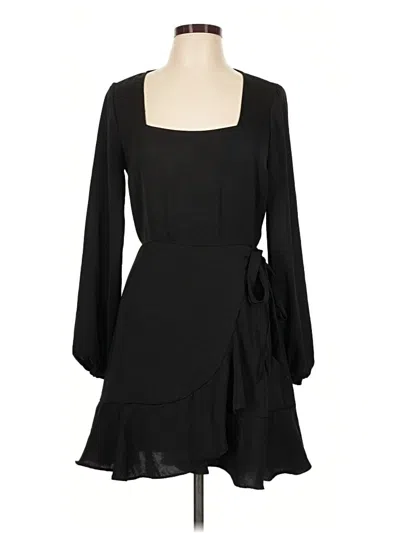 Pre-owned Express Casual Dress In Black