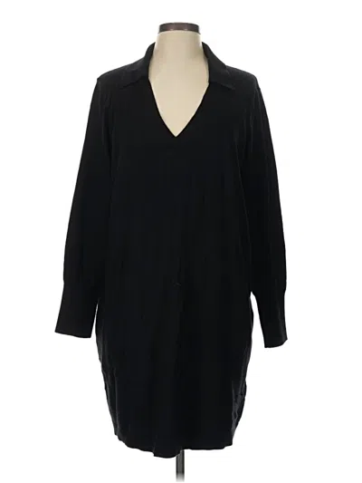 Pre-owned Express Casual Dress In Black