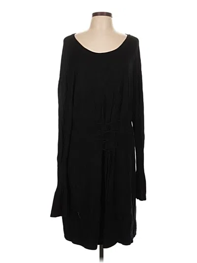 Pre-owned Express Casual Dress In Black