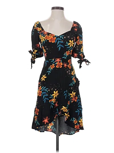 Pre-owned Express Casual Dress In Black