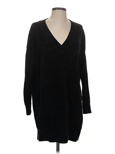 Pre-owned Express Casual Dress In Black