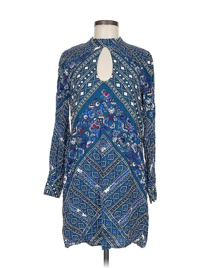 Pre-owned Express Casual Dress In Blue