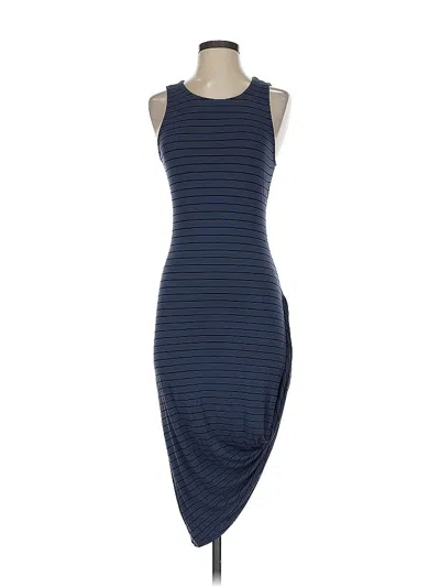 Pre-owned Express Casual Dress In Blue
