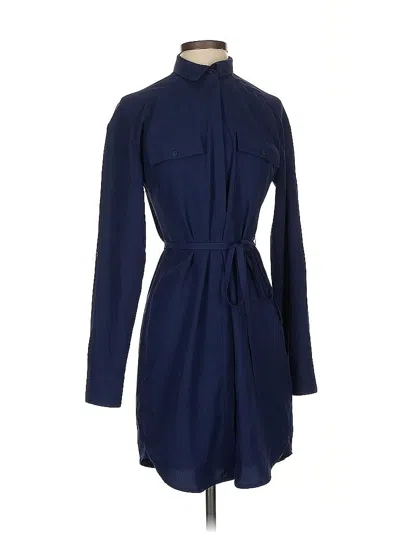 Pre-owned Express Casual Dress In Blue