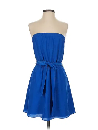 Pre-owned Express Casual Dress In Blue